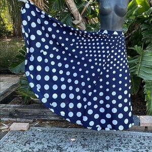 Mix Novo polkadot full circle maxi skirt